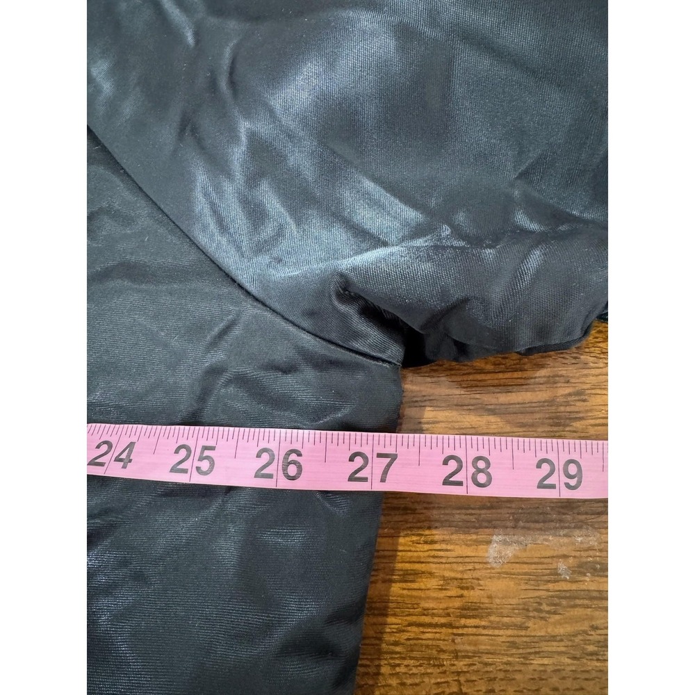Vintage New Orleans Saints Jacket Mens XL Black NFL Football Satin Chalk Line - Picture 4 of 6